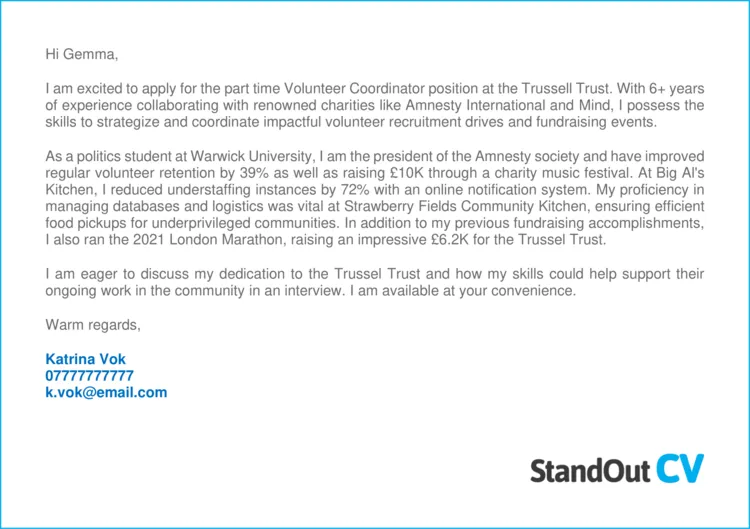 35127 volunteer cover letter formatting