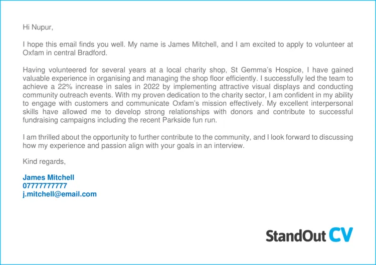 35127 volunteer cover letter header