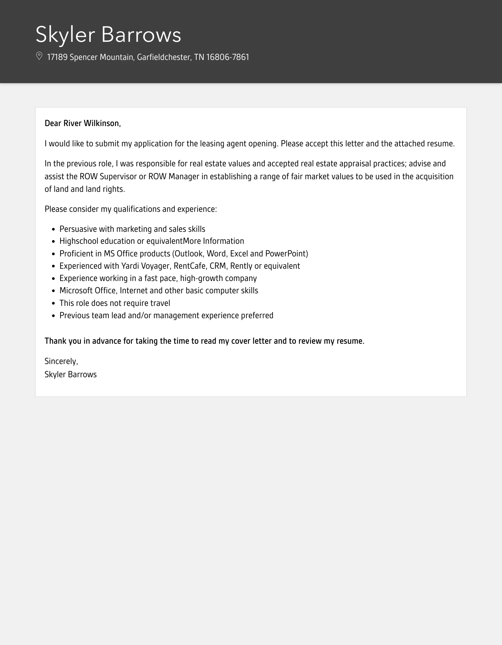 35135 leasing agent application