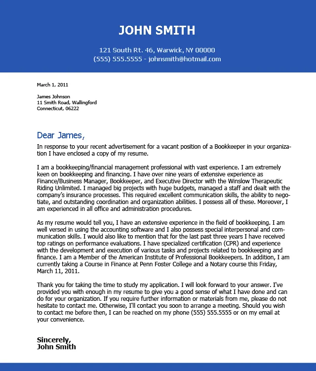 35140 cover letter components