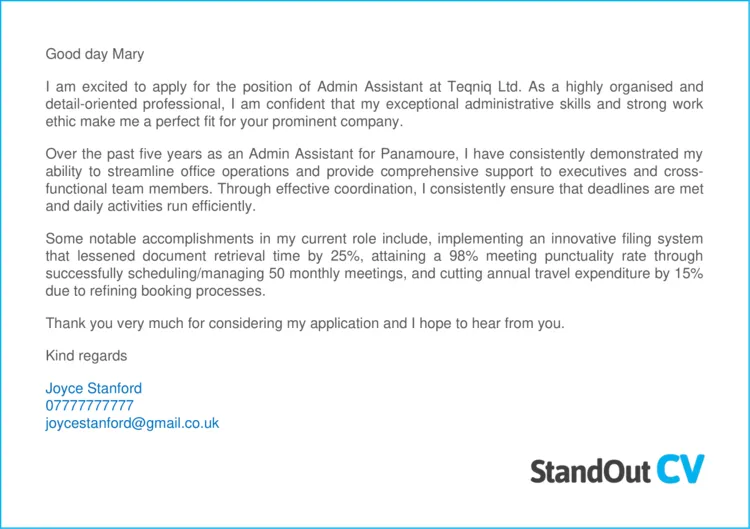 35149 cover letter formatting